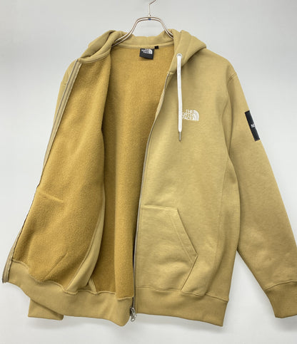THE NORTH FACE スクエアロゴフルジップアップパーカー キャメル NT62349 メンズ SIZE M ザ・ノース・フェイス