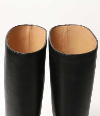 美品 Maison Margiela ブーツ Tabi County Knee Boots BLK レディース SIZE 40 メゾンマルジェラ