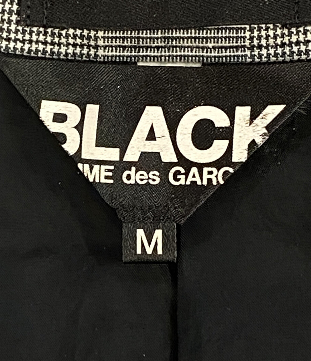 BLACK COMME des GARCONS テーラードジャケット グレンチェック 1Q-J020 メンズ SIZE M ブラックコムデギャルソン