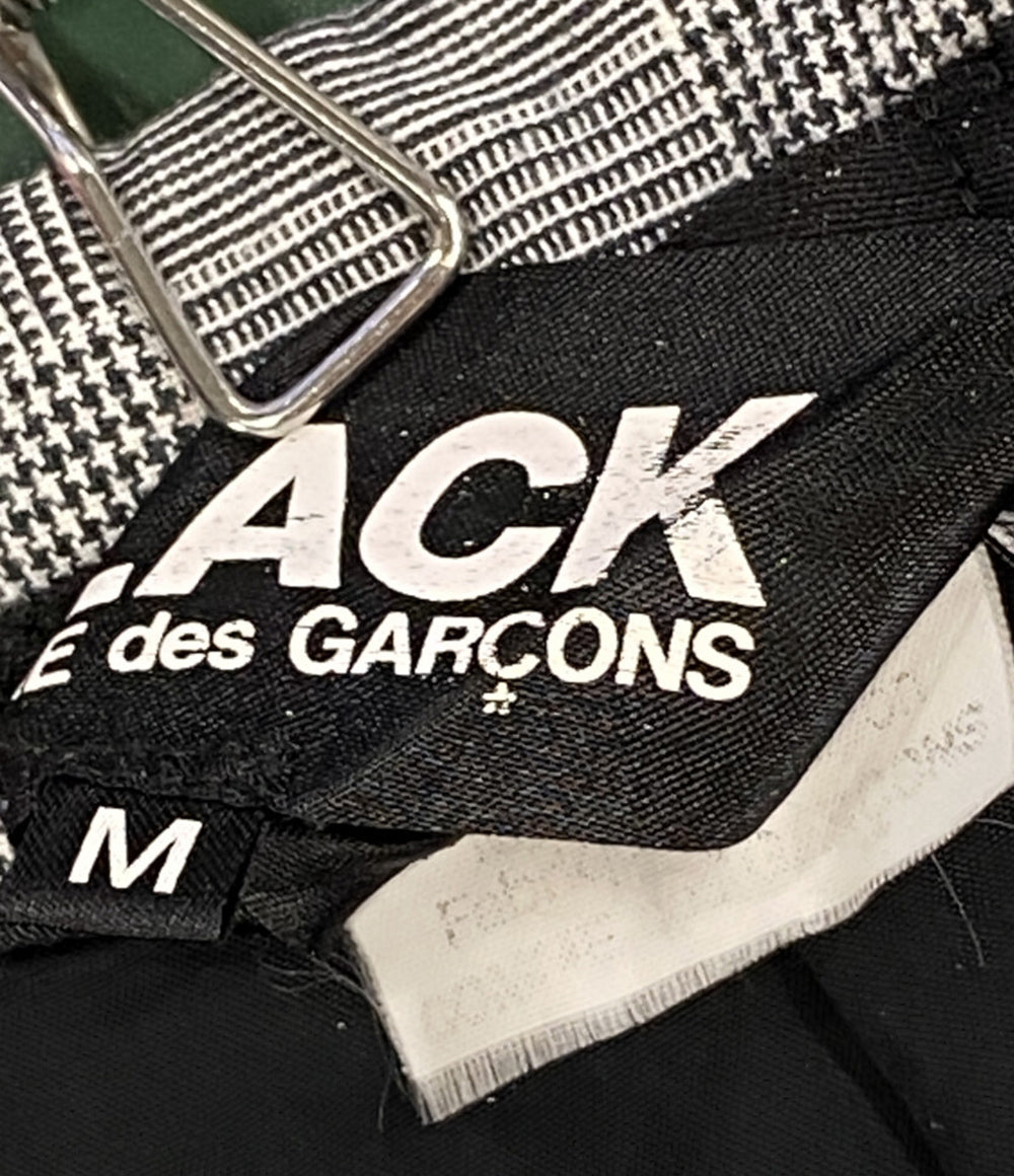BLACK COMME des GARCONS テーラードジャケット グレンチェック 1Q-J020 メンズ SIZE M ブラックコムデギャルソン