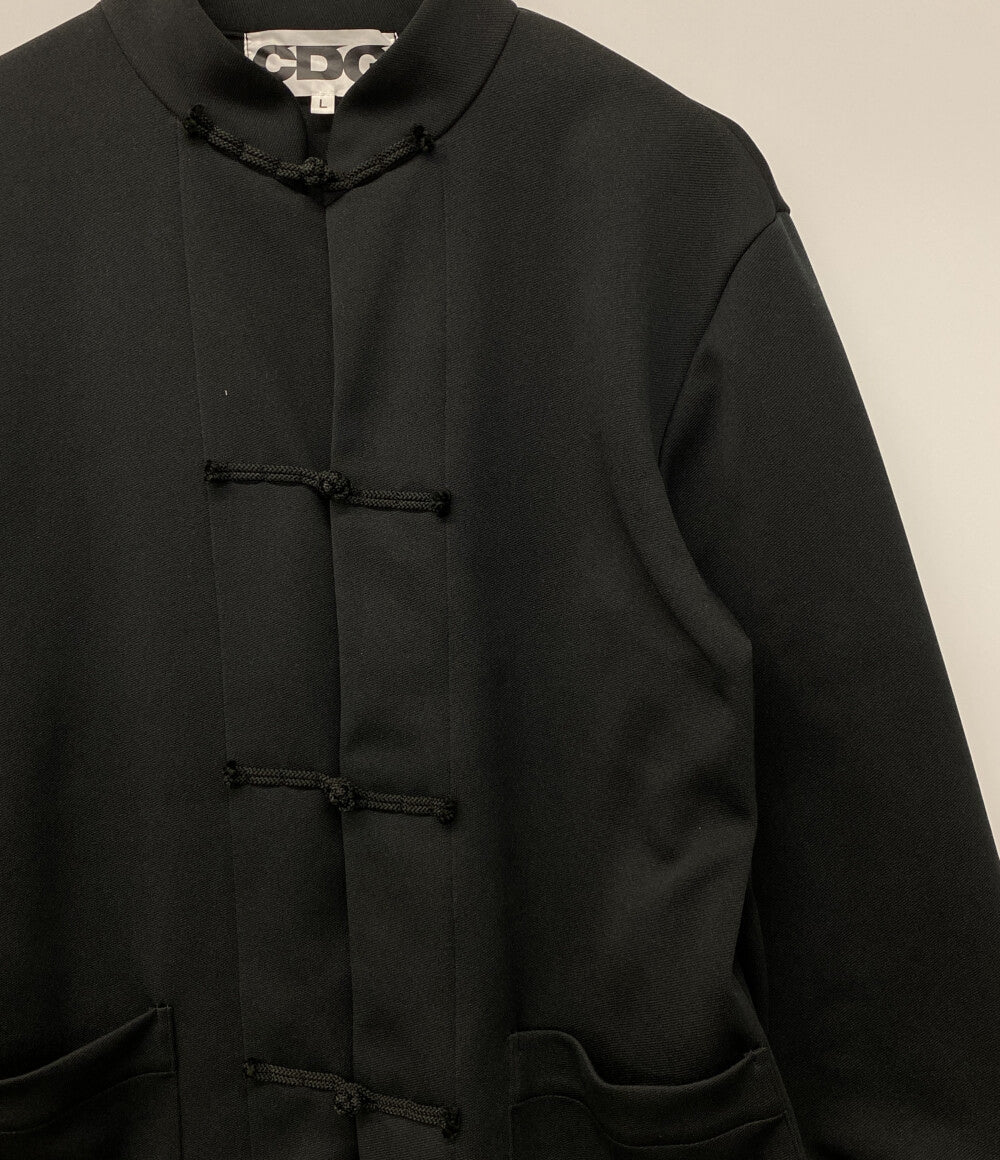 CDG ポリエステルジャージーチャイナジャケット SZ-J021 メンズ SIZE L シーディージー