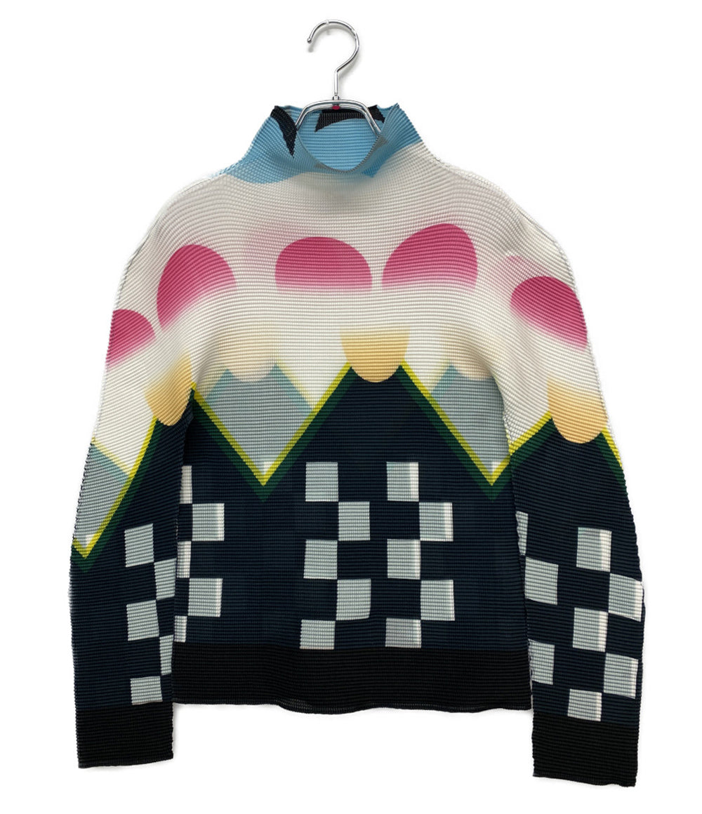me ISSEY MIYAKE カットソー マルチカラー MI01FJ691 レディース SIZE - ミー イッセイミヤケ