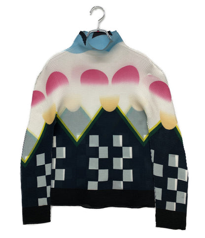 me ISSEY MIYAKE カットソー マルチカラー MI01FJ691 レディース SIZE - ミー イッセイミヤケ