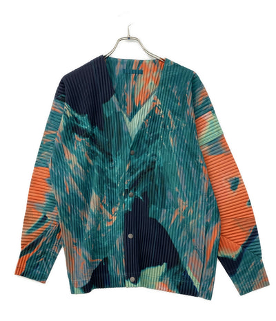 HOMME PLISSE カーディガン AGATE HP53JL205 メンズ SIZE 2 オム プリッセ イッセイミヤケ