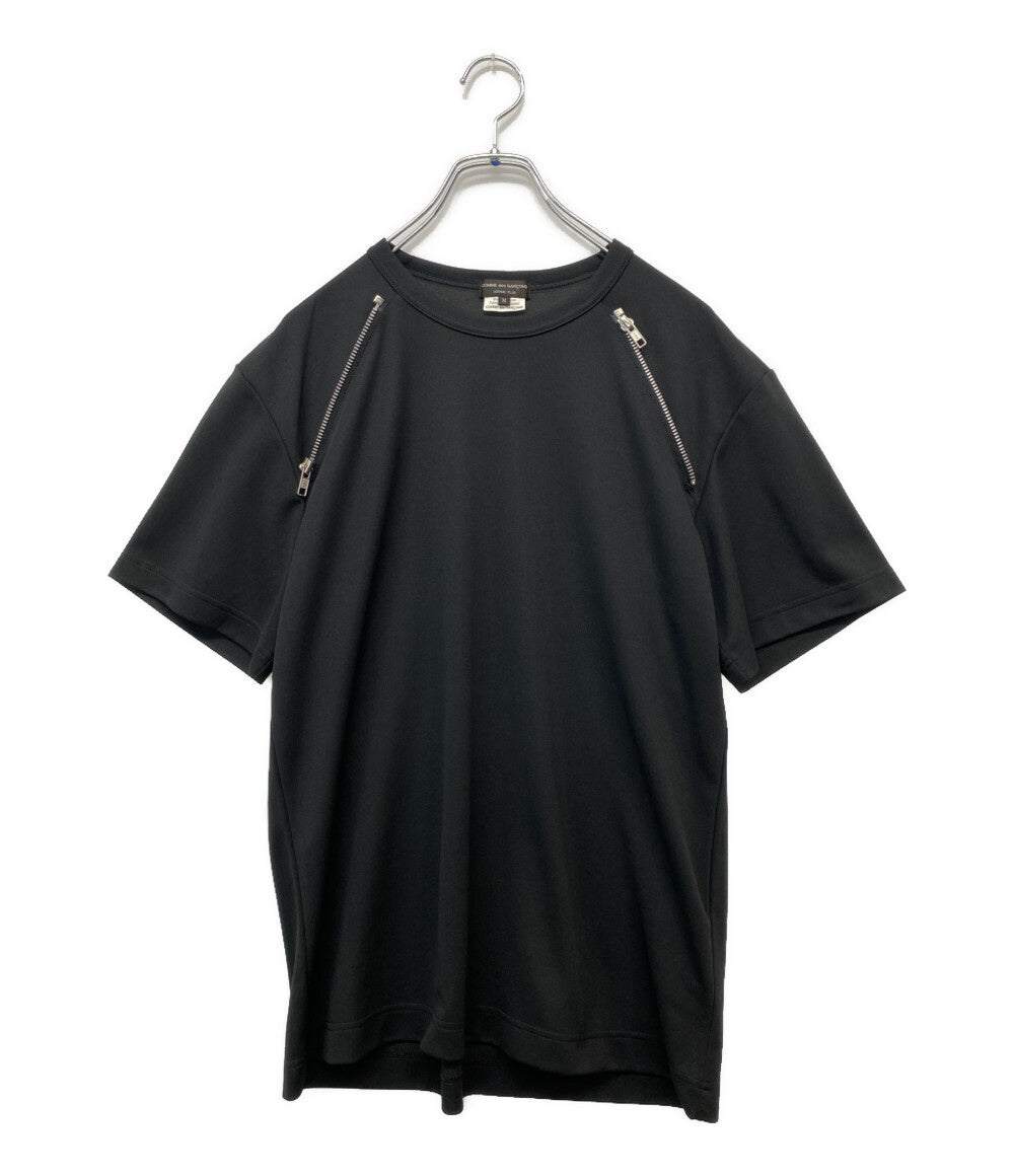 美品 COMME des GARCONS HOMME PLUS エステルジャージレイヤードLSカットソー 2025SS PO-T022 メンズ SIZE M コムデギャルソンオムプリュス
