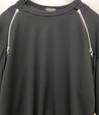 美品 COMME des GARCONS HOMME PLUS エステルジャージレイヤードLSカットソー 2025SS PO-T022 メンズ SIZE M コムデギャルソンオムプリュス