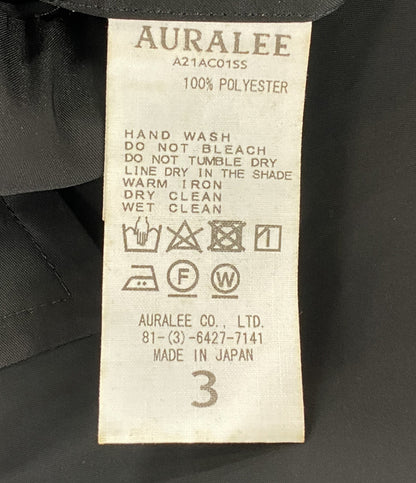 AURALEE×スタイリスト私物 エクスクルーシブストレッチステンカラーコート 21AW メンズ SIZE 3 オーラリー