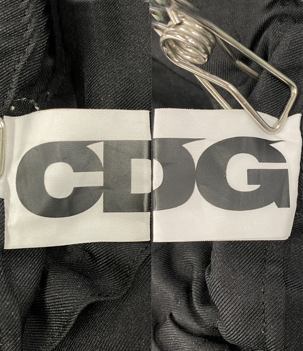 CDG ツイルパンツ ブラック 24AW SZ-P009 メンズ SIZE M シーディージー