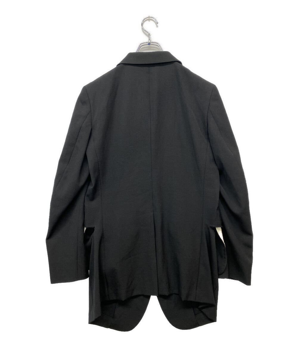 BLACK COMME des GARCONS テーラードジャケット 2023AW Buckle Detail Jacket 1L-J008 メンズ SIZE M ブラックコムデギャルソン