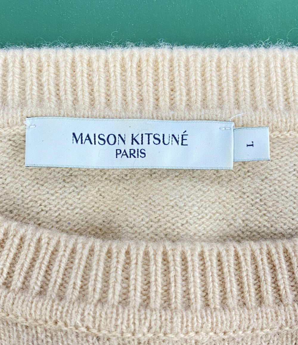 MAISON KITSUNE 長袖ニット BABY FOX PATCH COSY メンズ SIZE L メゾンキツネ