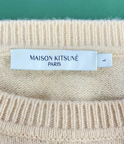 MAISON KITSUNE 長袖ニット BABY FOX PATCH COSY メンズ SIZE L メゾンキツネ