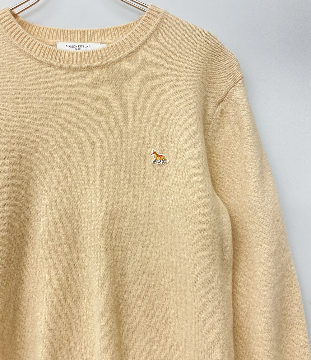MAISON KITSUNE 長袖ニット BABY FOX PATCH COSY メンズ SIZE L メゾンキツネ