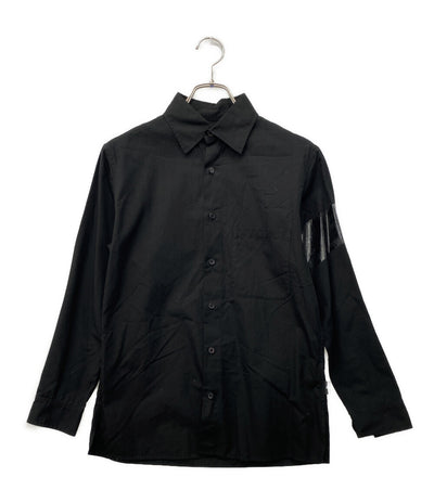 YOHJI YAMAMOTO 長袖シャツ ブラック NC-B64-001 メンズ SIZE 1 ヨウジヤマモト