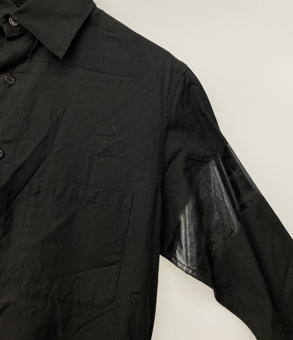 YOHJI YAMAMOTO 長袖シャツ ブラック NC-B64-001 メンズ SIZE 1 ヨウジヤマモト