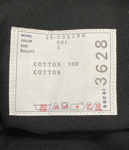 美品 sacai 半袖Ｔシャツ 胸ポケット 25-06328M メンズ SIZE 4 サカイ