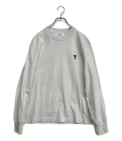 AMI Alexandre Mattiussi スウェット ホワイト ハート刺繍 メンズ SIZE M アミアレクサンドレマチウシ