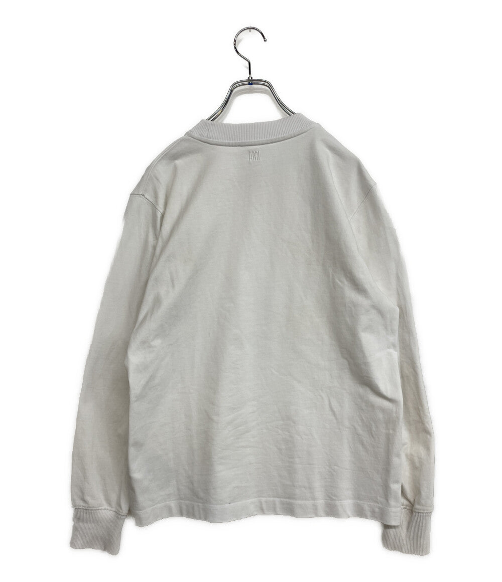 AMI Alexandre Mattiussi スウェット ホワイト ハート刺繍 メンズ SIZE M アミアレクサンドレマチウシ