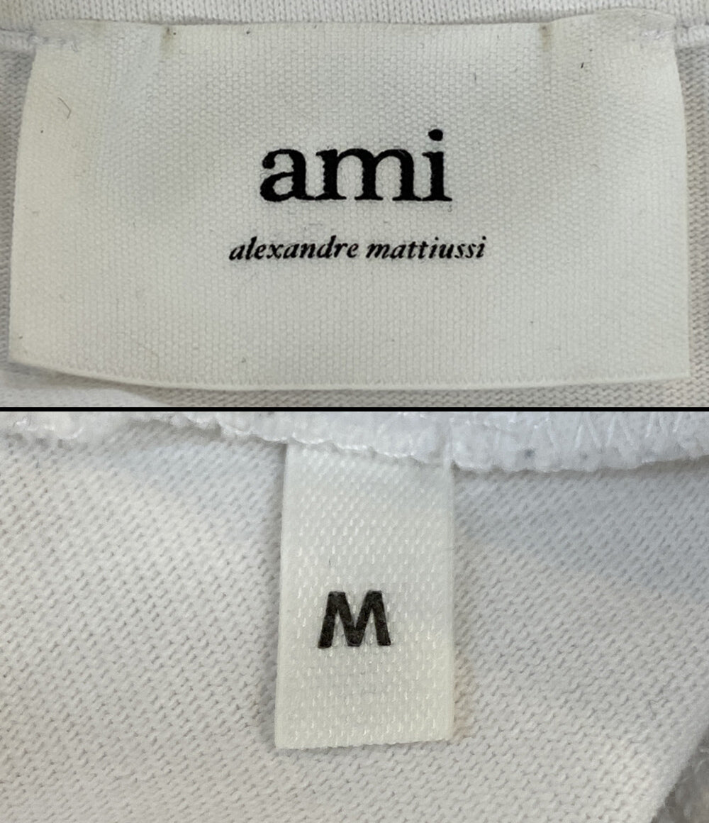 AMI Alexandre Mattiussi スウェット ホワイト ハート刺繍 メンズ SIZE M アミアレクサンドレマチウシ