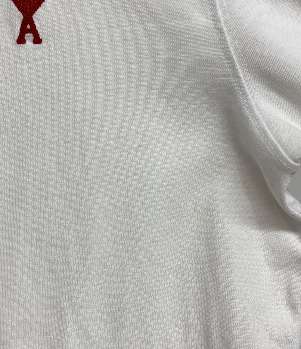 AMI Alexandre Mattiussi スウェット ホワイト ハート刺繍 メンズ SIZE M アミアレクサンドレマチウシ