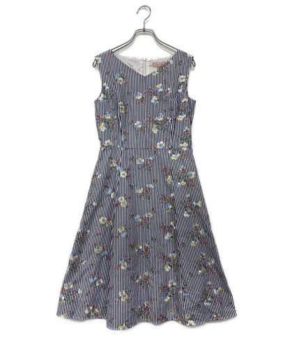 美品 TOCCA ノースリーブワンピース FULL BLOOM ドレス 664-5.OP.TO レディース SIZE - トッカ