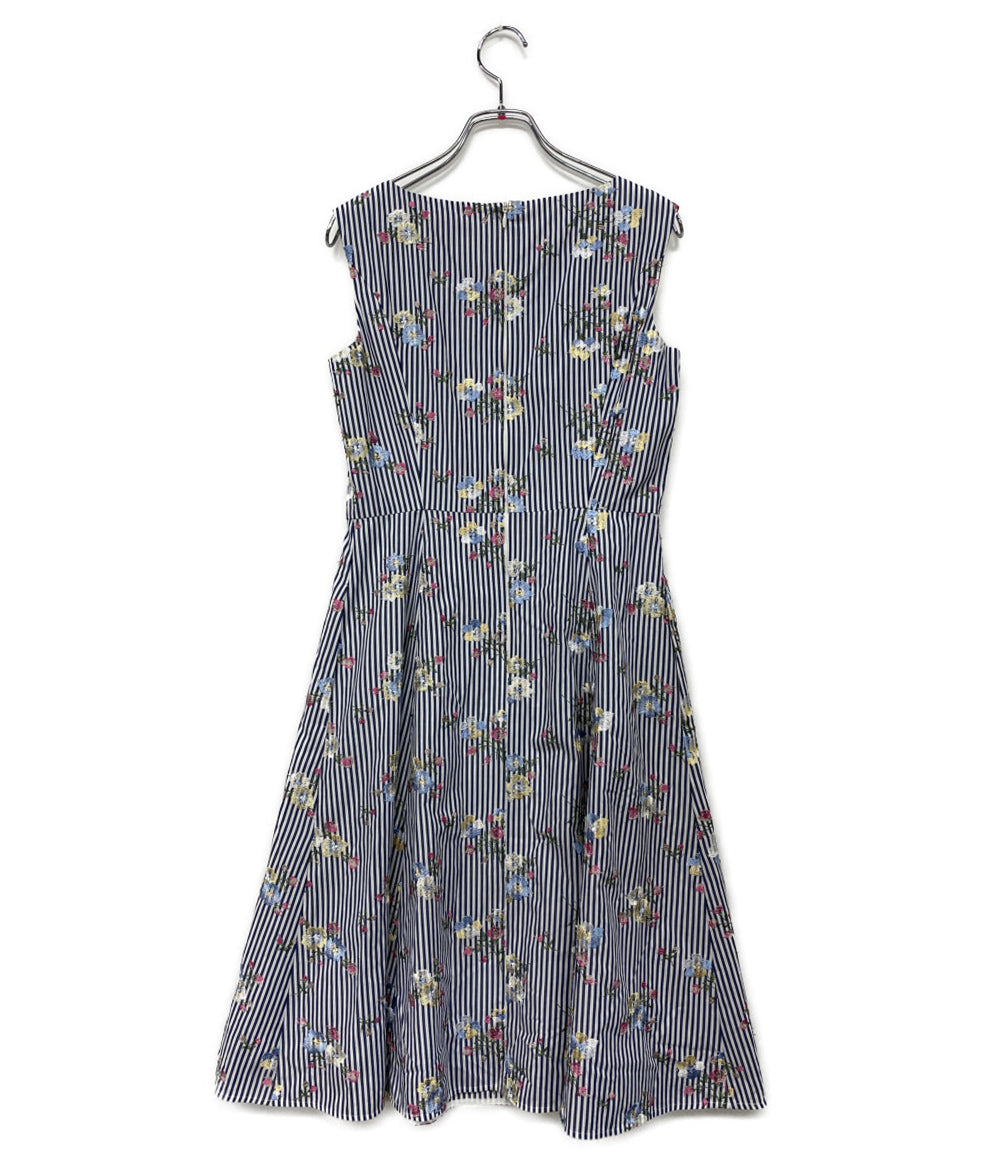 美品 TOCCA ノースリーブワンピース FULL BLOOM ドレス 664-5.OP.TO レディース SIZE - トッカ