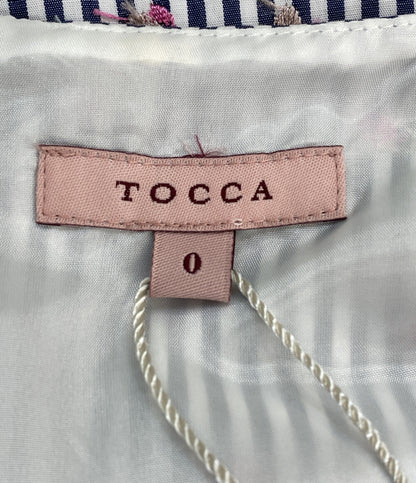 美品 TOCCA ノースリーブワンピース FULL BLOOM ドレス 664-5.OP.TO レディース SIZE - トッカ