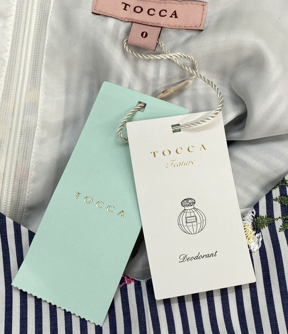 美品 TOCCA ノースリーブワンピース FULL BLOOM ドレス 664-5.OP.TO レディース SIZE - トッカ