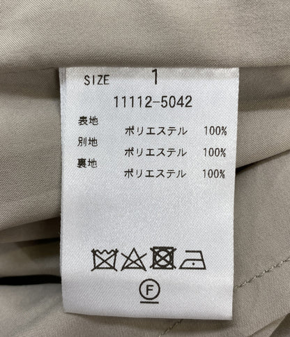 CLANE 長袖ワンピース ペイズリー グレー 11112-5042 レディース SIZE 1 クラネ