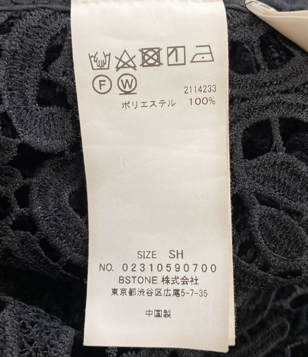 美品 アメリ 半袖ワンピース MEDI 2WAY FLARE CHEMICAL LACE DRESS 02310590700 レディース SIZE SH AMERI