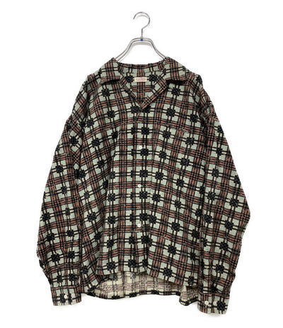 美品 FILL THE BILL フィルザビル 長袖シャツ マルチカラー チェック 107-232008 メンズ SIZE 3