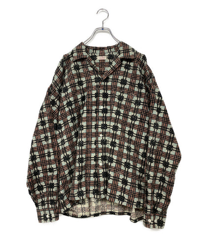 美品 FILL THE BILL フィルザビル 長袖シャツ マルチカラー チェック 107-232008 メンズ SIZE 3