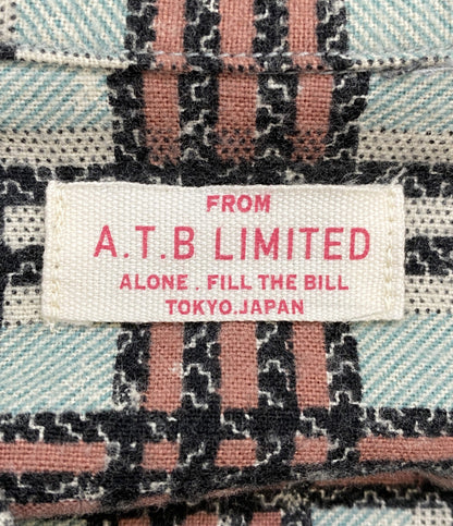 美品 FILL THE BILL フィルザビル 長袖シャツ マルチカラー チェック 107-232008 メンズ SIZE 3