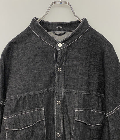 美品 SHIOTA PUBLIC TOKYO シオタ パブリックトウキョウ 2wayデニムビッグシャツ 153400009 メンズ SIZE 2