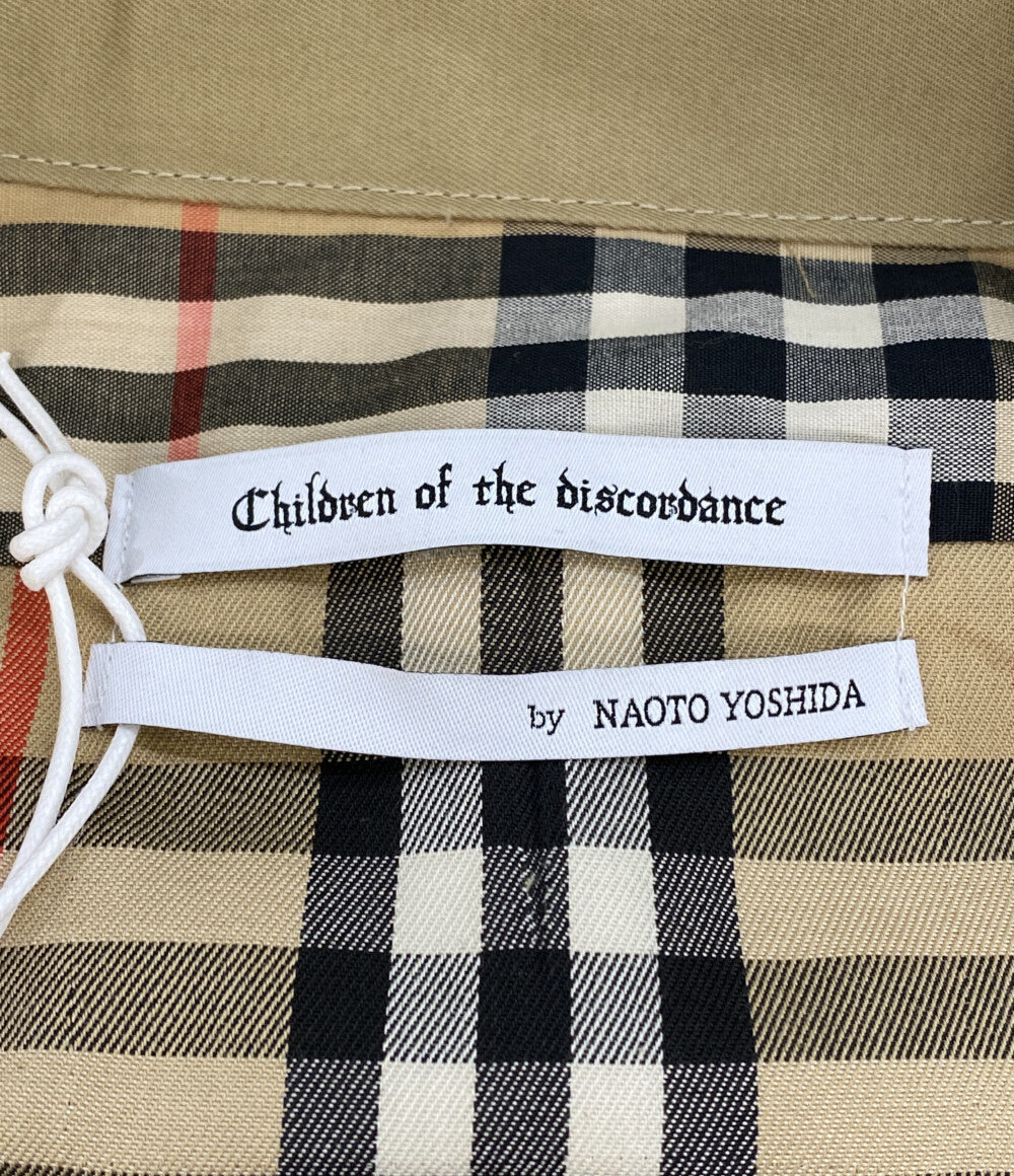 チルドレンオブザディスコーダンス トレンチコート チェック COTDNYCO-412 メンズ SIZE 1 Children of the discordance