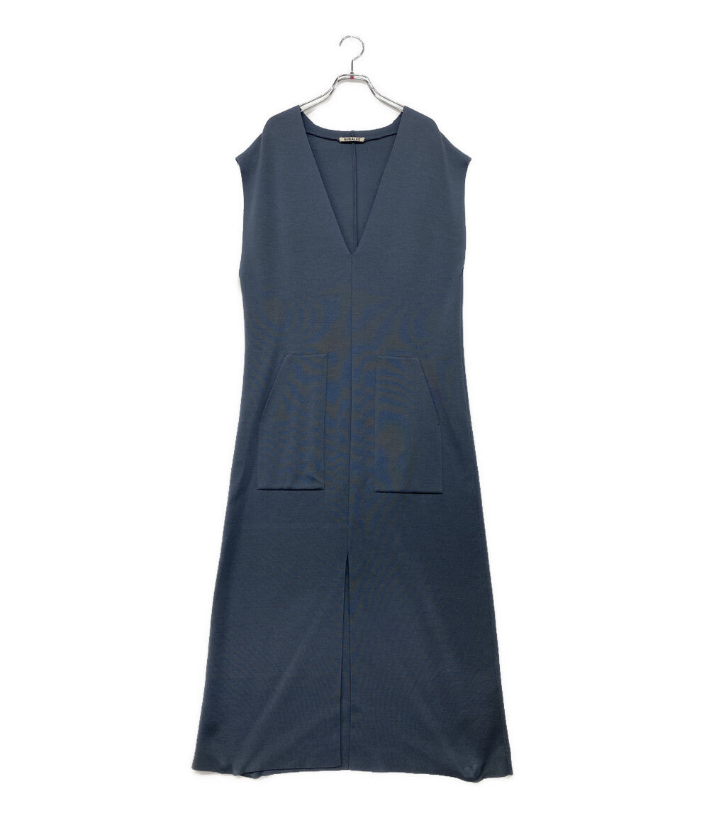 AURALEE ウールスーパーハイゲージスムースニットスリットワンピース A9AD02HR レディース SIZE - オーラリー