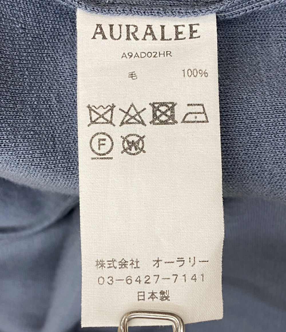 AURALEE ウールスーパーハイゲージスムースニットスリットワンピース A9AD02HR レディース SIZE - オーラリー