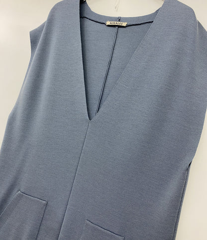 AURALEE ウールスーパーハイゲージスムースニットスリットワンピース A9AD02HR レディース SIZE - オーラリー