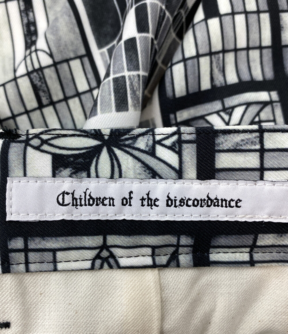 美品 Children of discodance パンツ ブラック 総柄 COTDPT-321B メンズ SIZE 3 チルドレンオブザディスコーダンス
