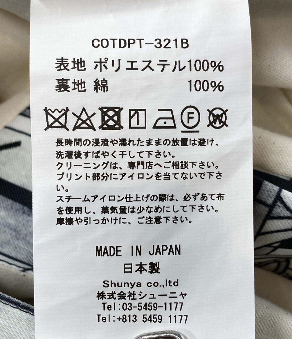 美品 Children of discodance パンツ ブラック 総柄 COTDPT-321B メンズ SIZE 3 チルドレンオブザディスコーダンス