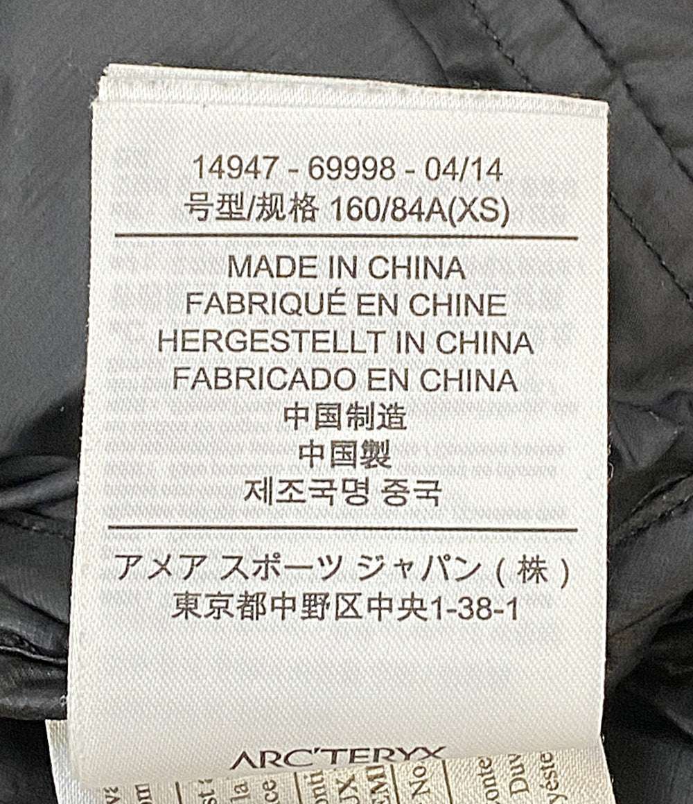 アークテリクス ダウンジャケット ブラック 20E3725 レディース SIZE XS ARC'TERYX