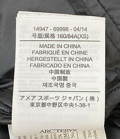 アークテリクス ダウンジャケット ブラック 20E3725 レディース SIZE XS ARC'TERYX
