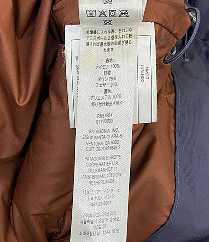 パタゴニア ダウンジャケット ネイビー メンズ SIZE L Patagonia