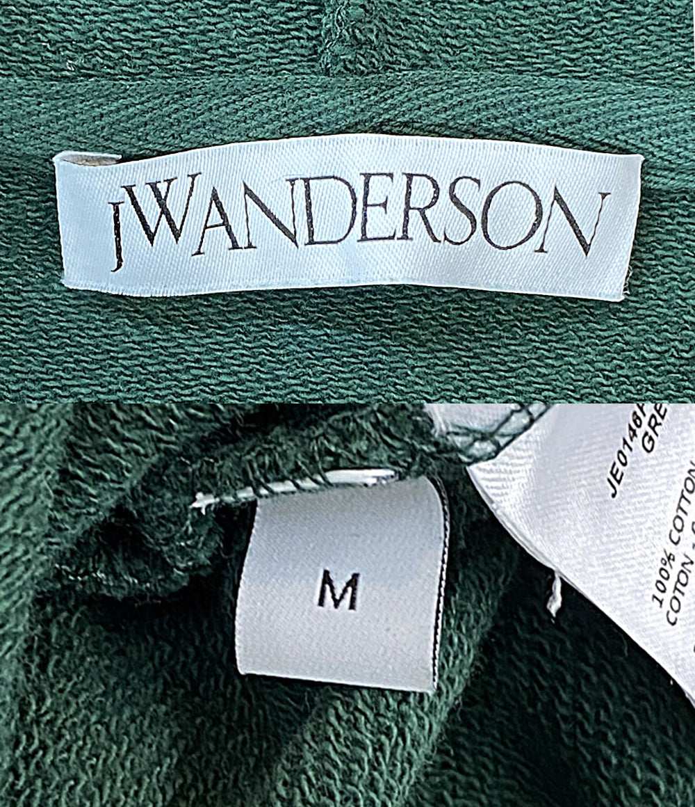 ジェイダブリューアンダーソン パーカー グリーン 刺繍ロゴ JE0146PG0797500 レディース SIZE M J.W.ANDERSON