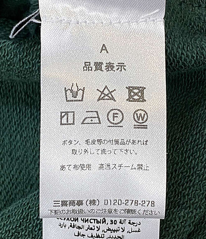 ジェイダブリューアンダーソン パーカー グリーン 刺繍ロゴ JE0146PG0797500 レディース SIZE M J.W.ANDERSON