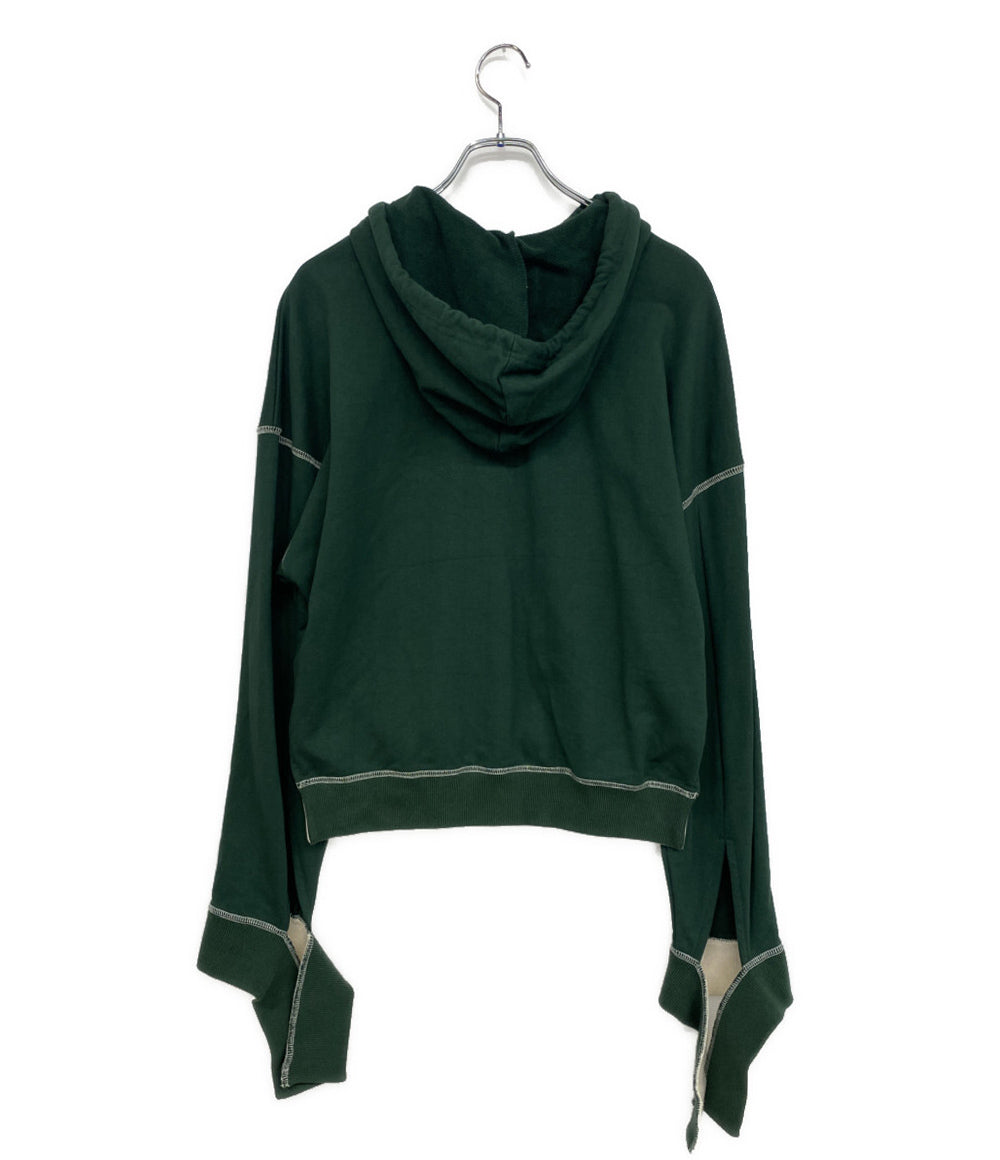 ジェイダブリューアンダーソン パーカー グリーン 刺繍ロゴ JE0146PG0797500 レディース SIZE M J.W.ANDERSON