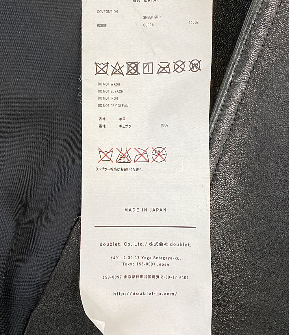 doublet ライダースジャケット 20SS01BL102 メンズ SIZE XS ダブレット