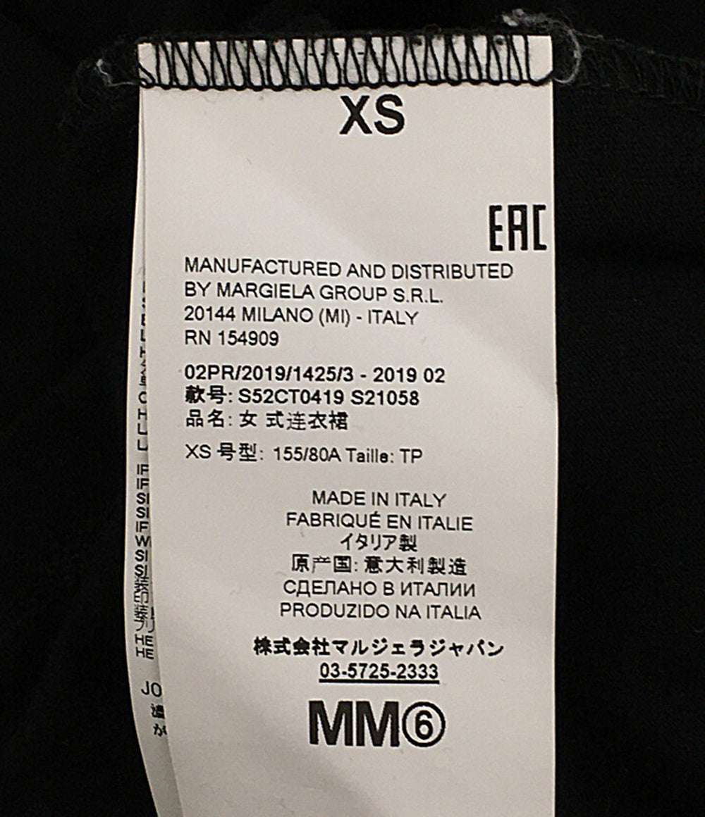 メゾンマルジェラ 長袖ワンピース ブラック S52CT0419 レディース SIZE XS Maison Margiela
