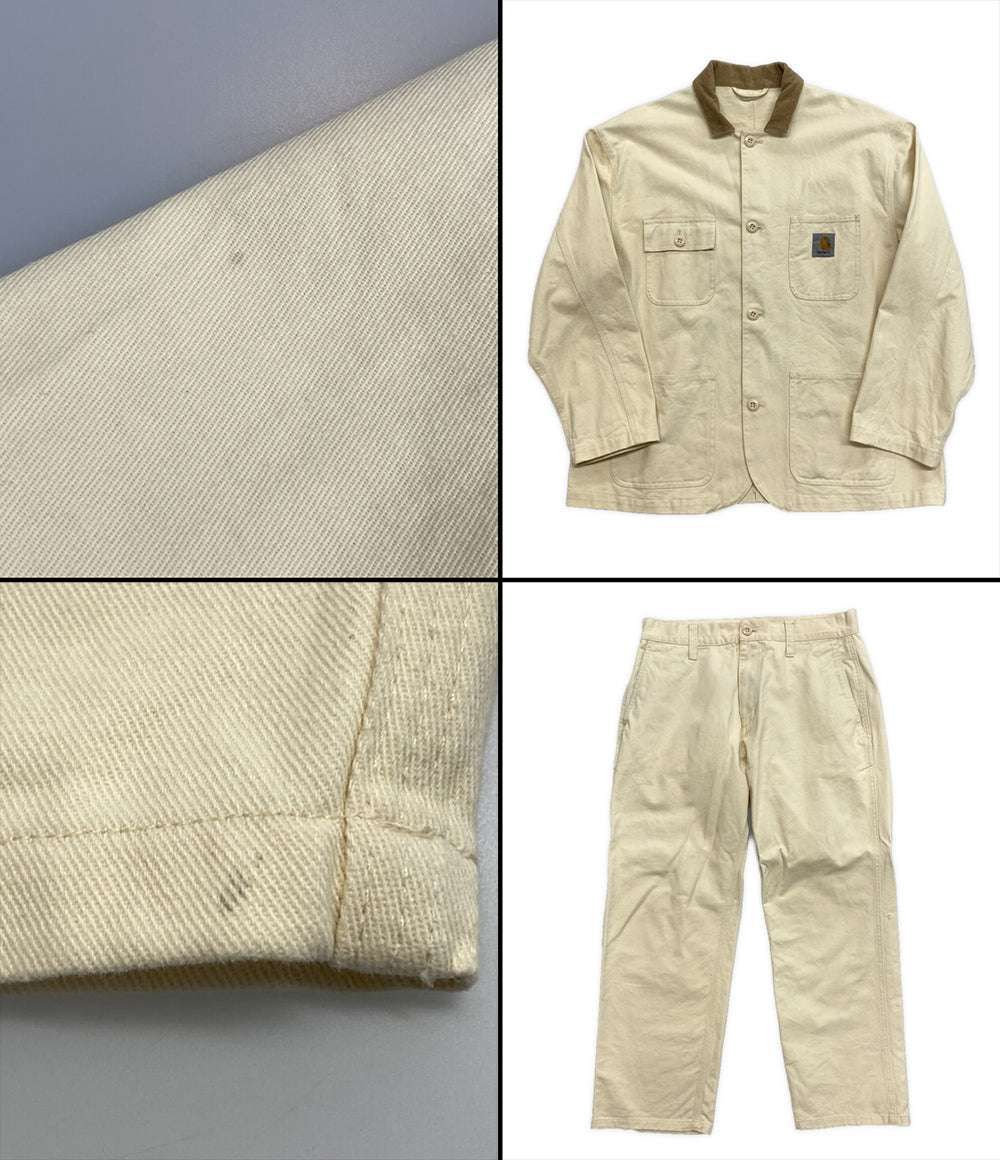 カーハート セットアップ カバーオール Kunichi Nomura アイボリー メンズ SIZE S Carhartt