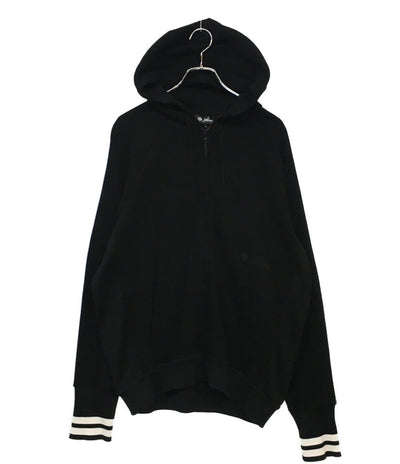 ロロピアーナ パーカー ×藤原ヒロシ Zip Hoodie White BLK FAM1595 メンズ SIZE L Loro Piana