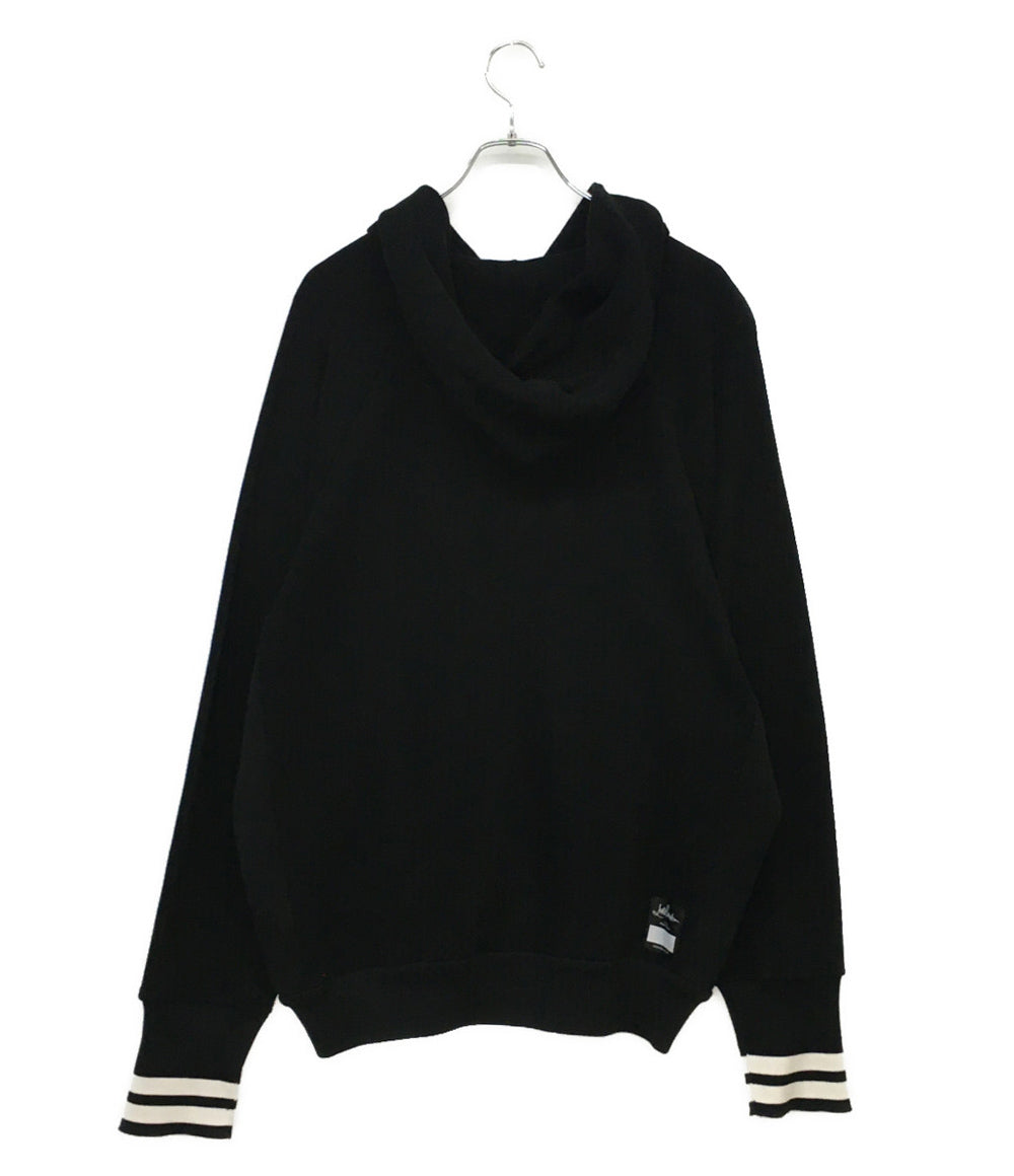 ロロピアーナ パーカー ×藤原ヒロシ Zip Hoodie White BLK FAM1595